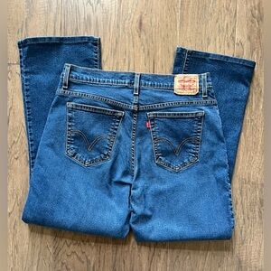 Levi's 550 Denim Jeans Womens 14M Classic Relaxed Bootcut Blue Mid Rise Retro